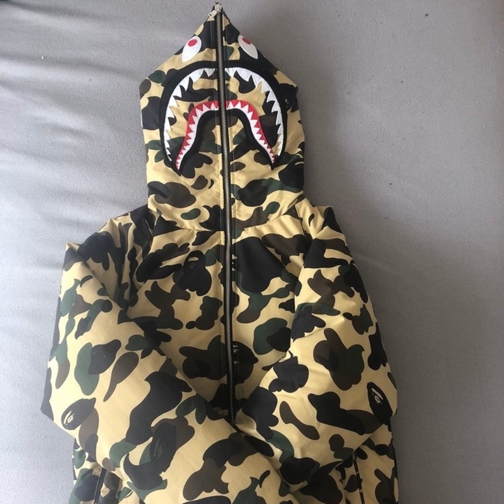 Bape Down Puff Full Zip Jacket